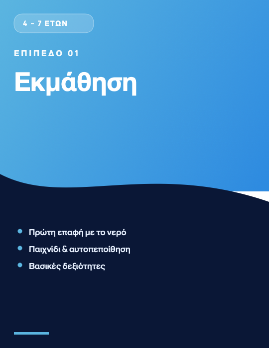 Επίπεδο 01 — Εκμάθηση (4-7 ετών)