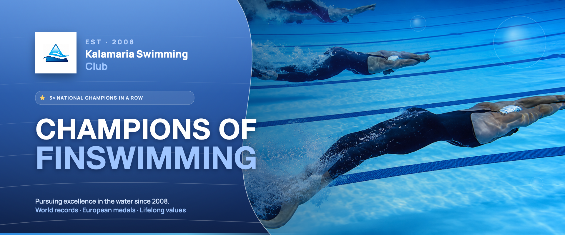 Kalamaria Swimming Club — Champions of Finswimming