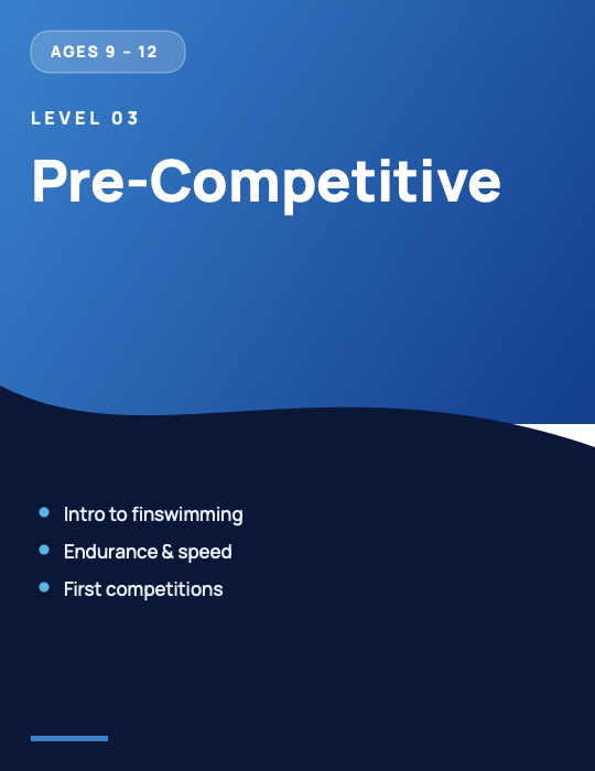 Level 03 — Pre-Competitive (Ages 9-12)